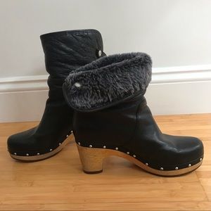 Ugg Black Leather Boots